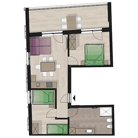 Apartment Torgglbauer 4 Merano
